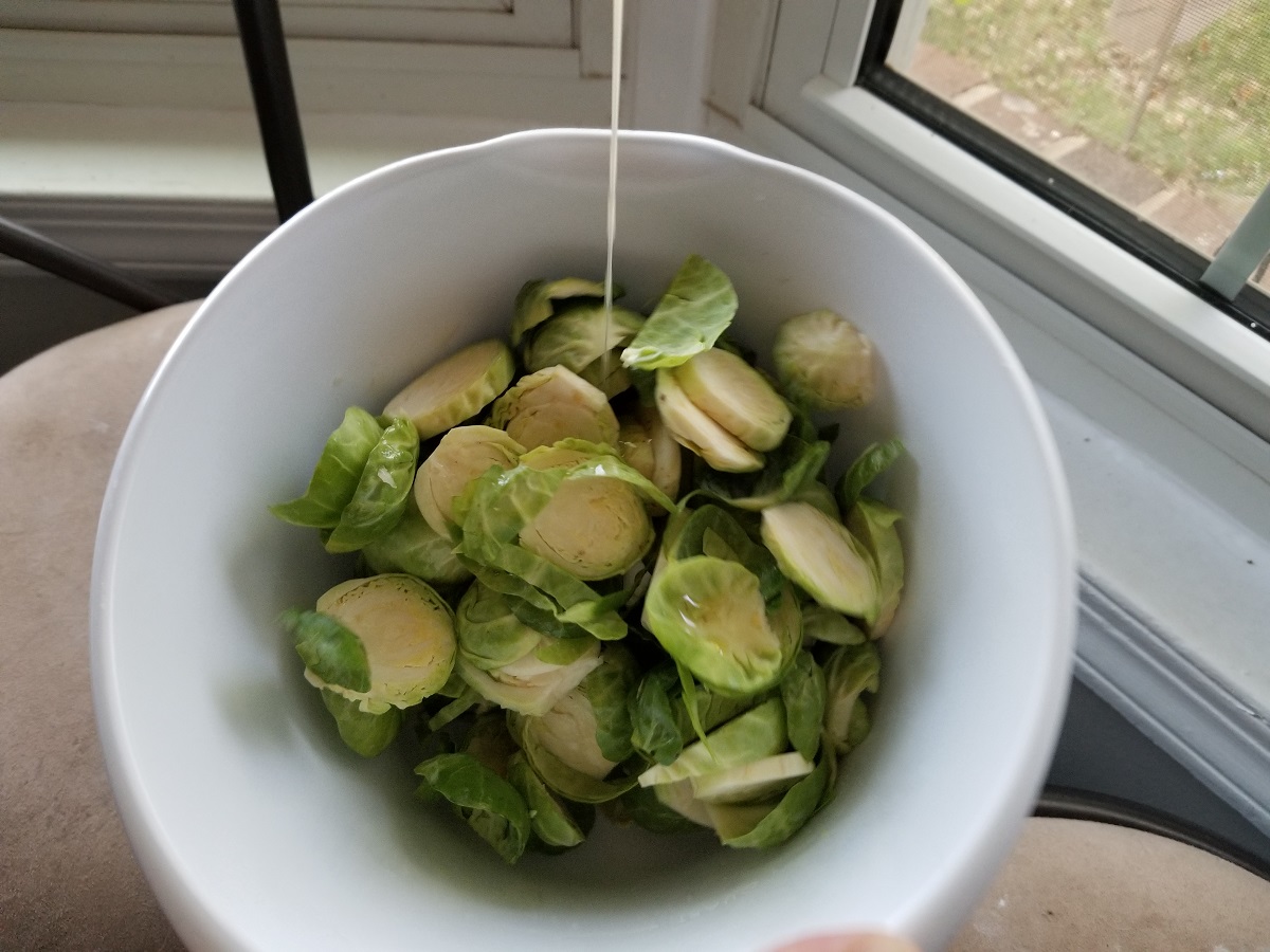 Baked Pepper Jelly Brussels Sprouts (Recipe)