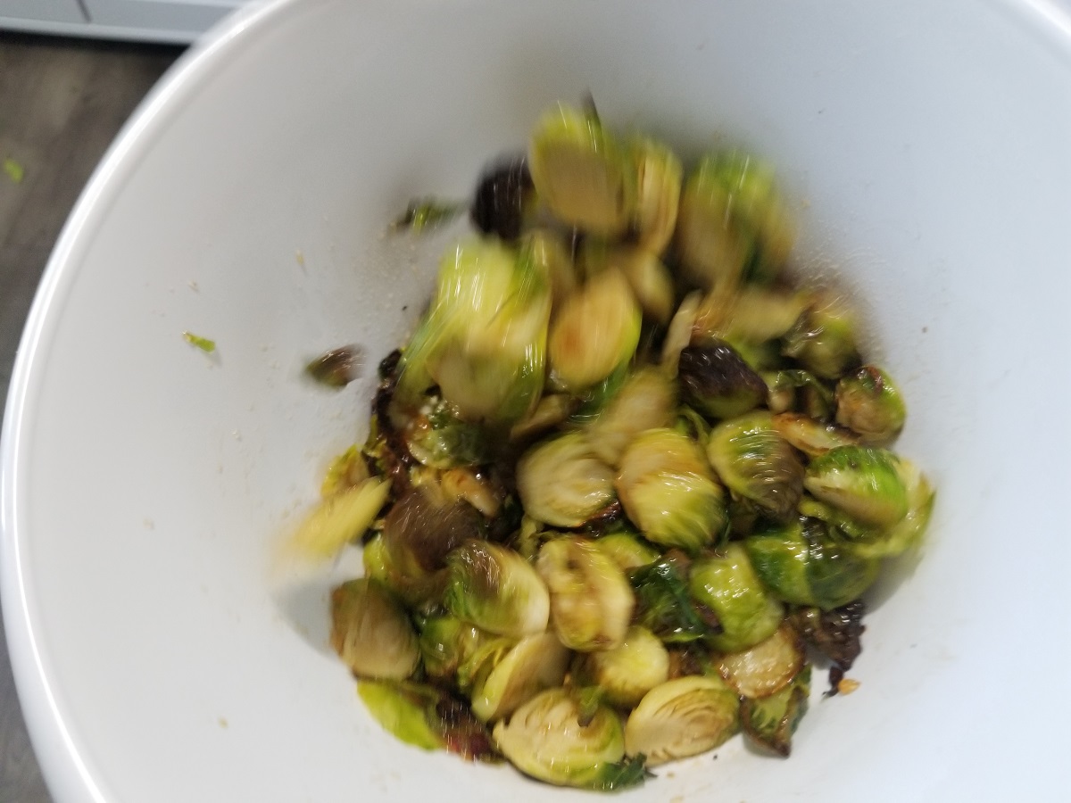 Baked Pepper Jelly Brussels Sprouts (Recipe)