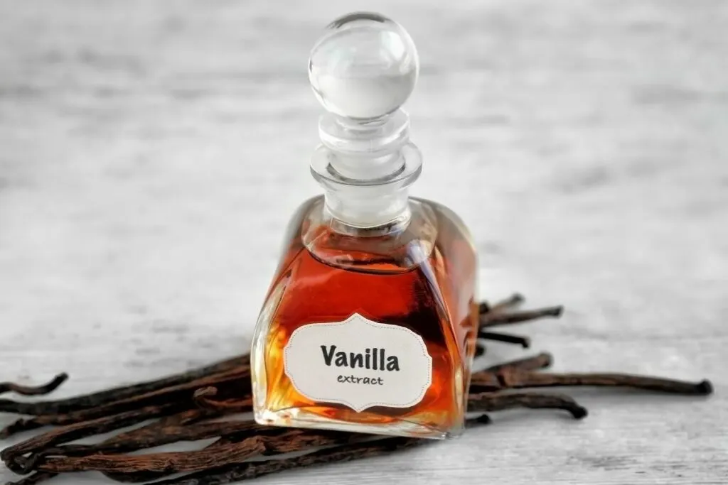 A bottle of vanilla extract.