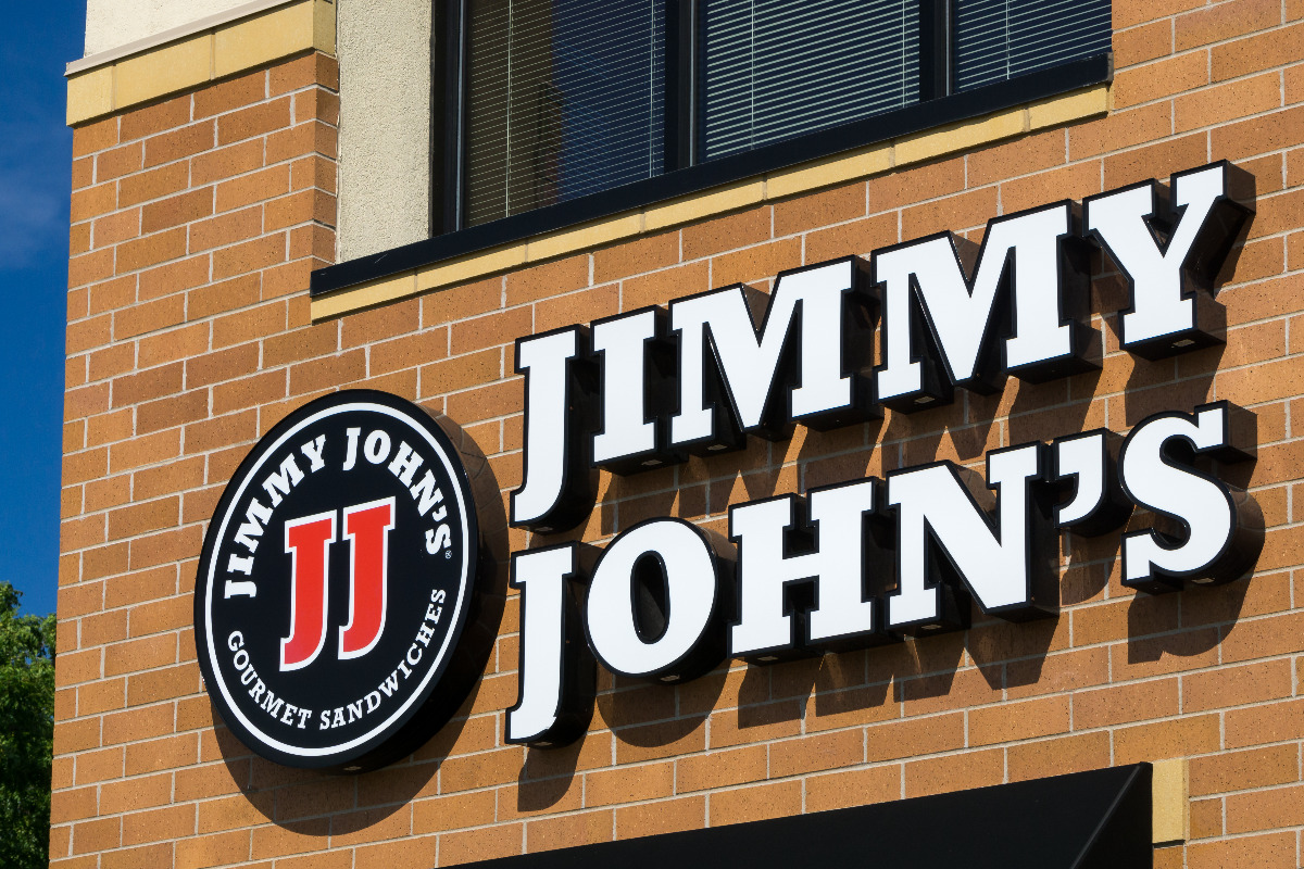 The outside of Jimmy John's restaurant.